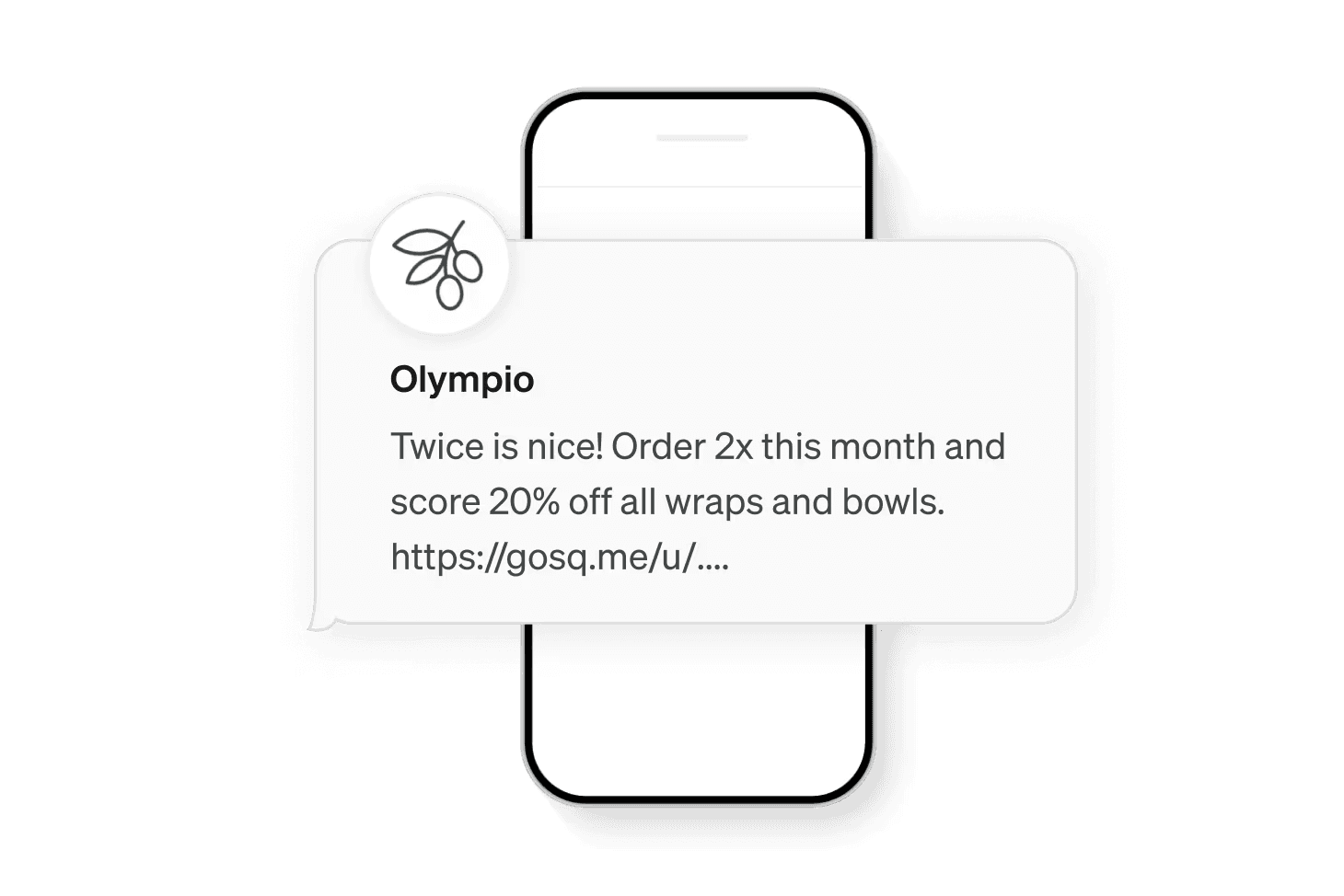 Customer notification on mobile
